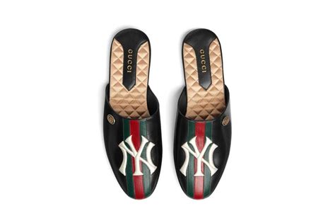 yankee gucci slippers|Gucci rython sz 8.5.